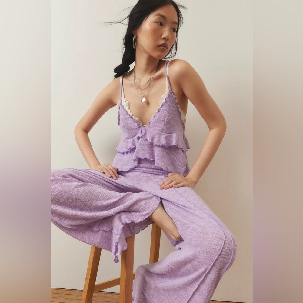 MEG & MARGOT Out From Under Belle Tiered Tank Top